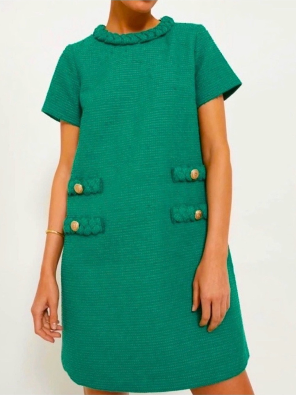 Jackie dress tnuck - ish in green tween mini
